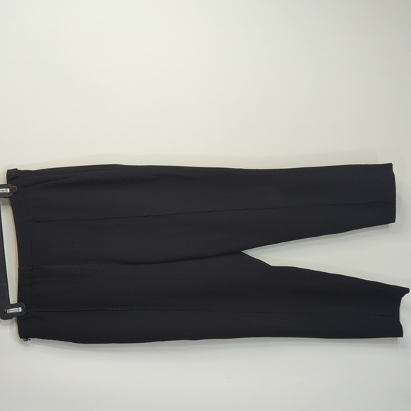 Theory Black‎ Flat Frant Office Pants Corporate Corpcore Office Women's sz. 6 - Picture 1 of 10